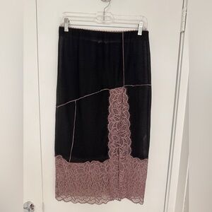 Intimately Free People Into You Half Column Slip Skirt